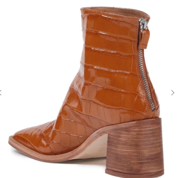 NEW MIISTA Leather Ankle Boot Sz 37 - Picture 3 of 7